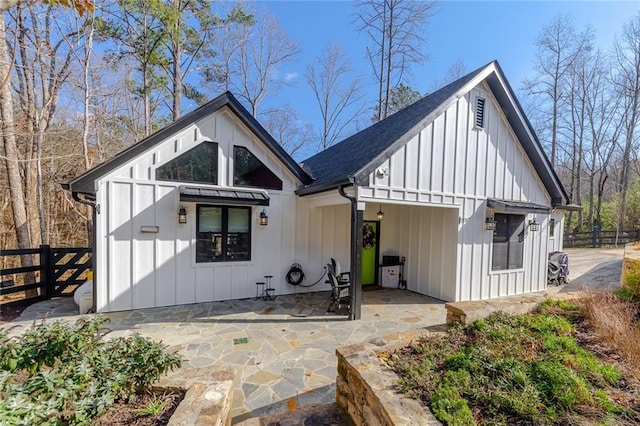 back of house featuring a patio area