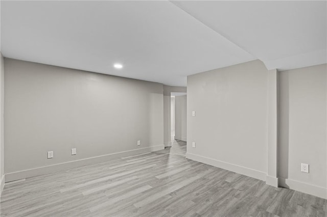 1887 Shalimar Dr, Atlanta, GA 30345 - empty room featuring light wood-style floors, baseboards, and recessed lighting