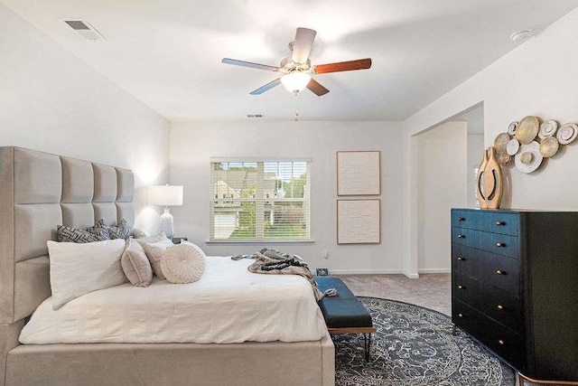 939 Brittfield Way, Loganville, GA 30052 - carpeted bedroom featuring baseboards and ceiling fan