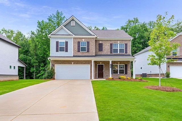 939 Brittfield Way, Loganville, GA 30052 - craftsman inspired home featuring brick siding and a front yard