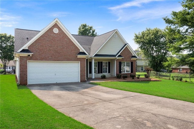 16 Kentucky Walk NE, Cartersville, GA 30121 - view of front facade with driveway, brick siding, a garage, and a shingled roof