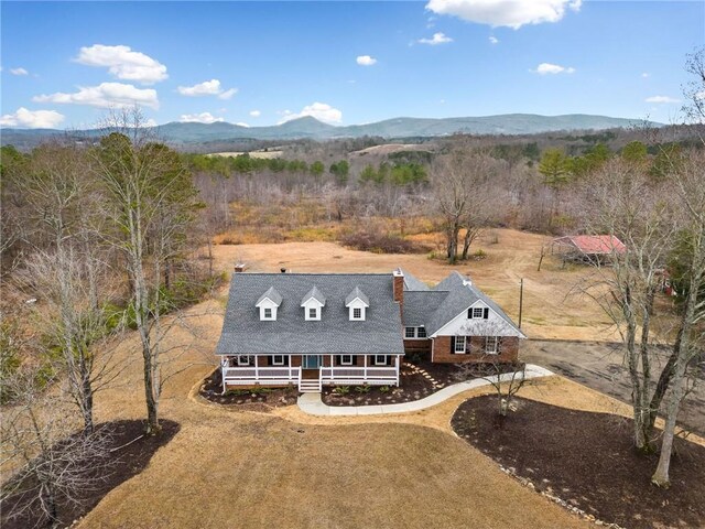 2279 Jerusalem Church Rd, Jasper, GA 30143 - drone / aerial view with a mountain view