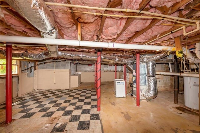 2702 Rollingwood Ln SE, Atlanta, GA 30316 - basement with water heater