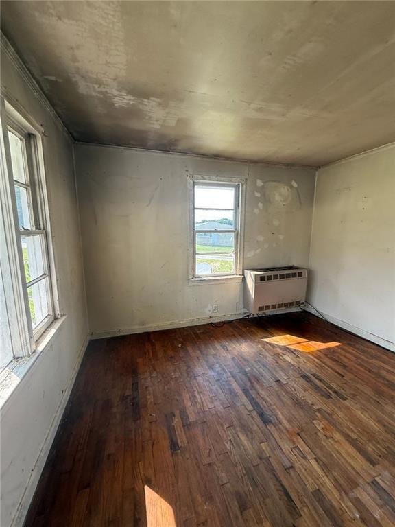 1561 Demorest Mount Airy Hwy, Mount Airy, GA 30563 - spare room featuring hardwood / wood-style floors and heating unit