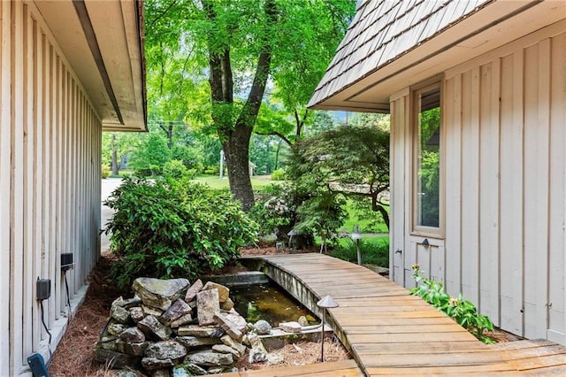 1075 Winding Branch Ln, Atlanta, GA 30338 - wooden deck featuring view of wooded area