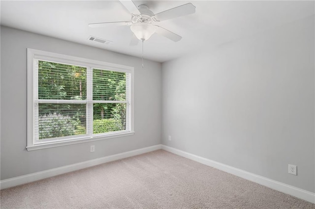 4460 Hunters Walk Way, Cumming, GA 30028 - empty room with carpet flooring and ceiling fan