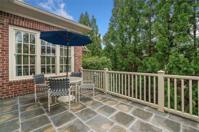 view of patio / terrace featuring outdoor dining space