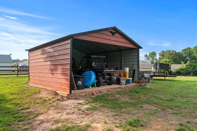 300 Olde Wick Trl, Hoschton, GA 30548 - view of outbuilding with a carport