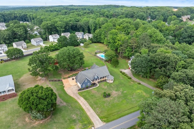 300 Olde Wick Trl, Hoschton, GA 30548 - aerial overview of property's location with a forest