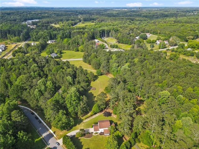 75 Auburn Rd, Auburn, GA 30011 - aerial view of property and surrounding area with a forest
