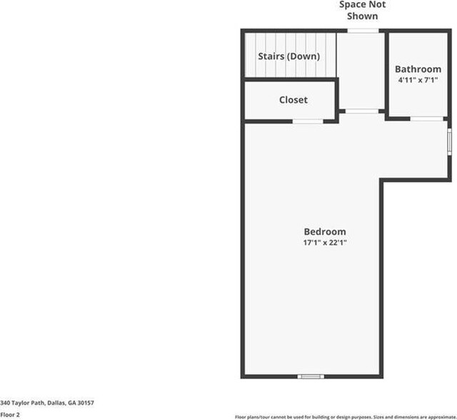 340 Taylor Path, Dallas, GA 30157 - floor plan
