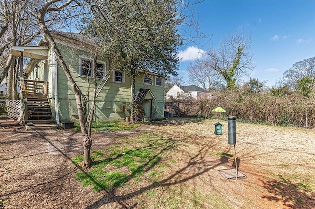 3670 Union Ave, Atlanta, GA 30354 - view of yard with stairway