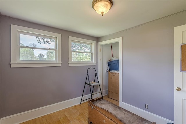 3670 Union Ave, Atlanta, GA 30354 - bedroom with baseboards and light wood finished floors