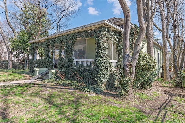 view of property exterior