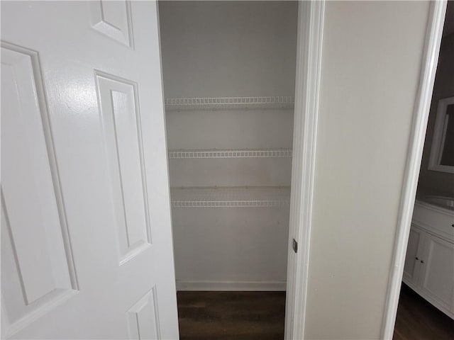 view of closet