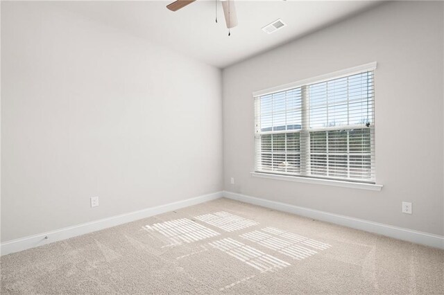 33 N Village Cir, Rydal, GA 30171 - empty room featuring carpet floors, ceiling fan, and baseboards