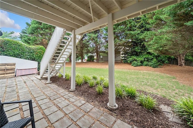 200 Glen Wood Pl, Canton, GA 30114 - view of patio with stairway