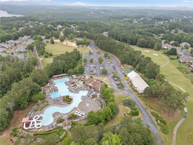 200 Glen Wood Pl, Canton, GA 30114 - aerial view of property and surrounding area with a pool area