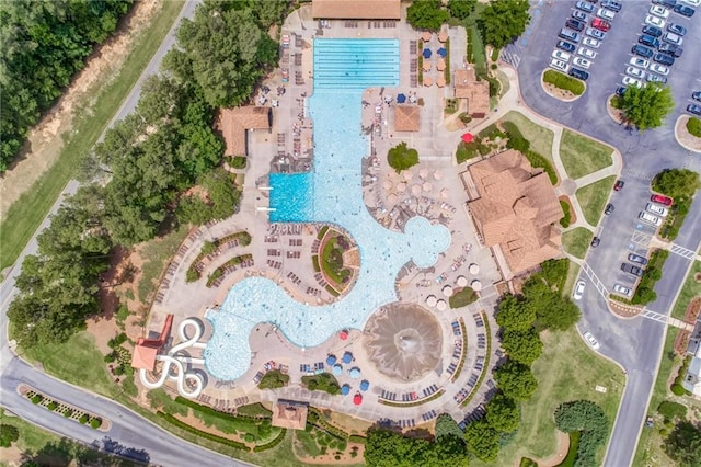 200 Glen Wood Pl, Canton, GA 30114 - aerial view of a pool area