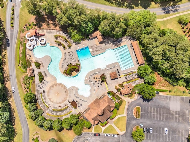 200 Glen Wood Pl, Canton, GA 30114 - aerial view of a pool