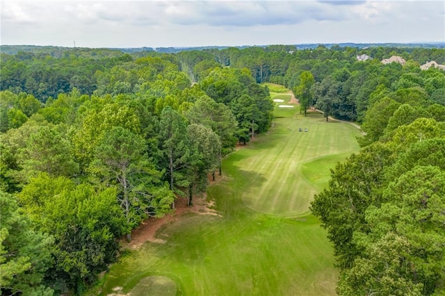 200 Glen Wood Pl, Canton, GA 30114 - bird's eye view of a local golf course and a heavily wooded area