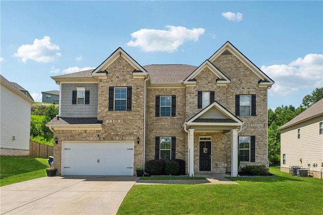 3711 Wartrace Dr, Atlanta, GA 30331 - view of front of property featuring driveway, an attached garage, and brick siding