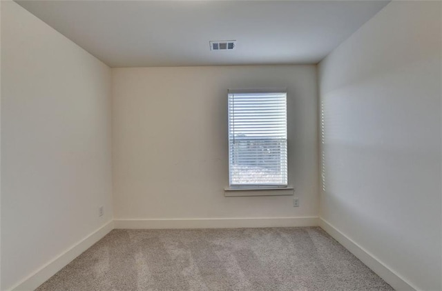 empty room with light carpet