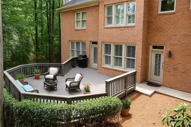 5040 Harrington Rd, Johns Creek, GA 30022 - view of wooden terrace