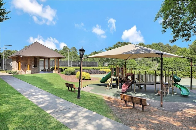 5040 Harrington Rd, Johns Creek, GA 30022 - view of community featuring a gazebo