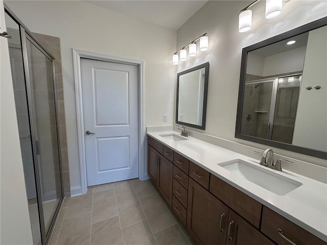 1802 Bonica Xing Unit 1802, Cumming, GA 30040 - bathroom featuring a shower stall and a sink
