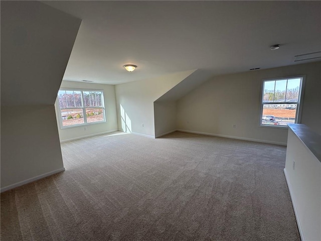 1802 Bonica Xing Unit 1802, Cumming, GA 30040 - additional living space with baseboards, carpet flooring, and vaulted ceiling