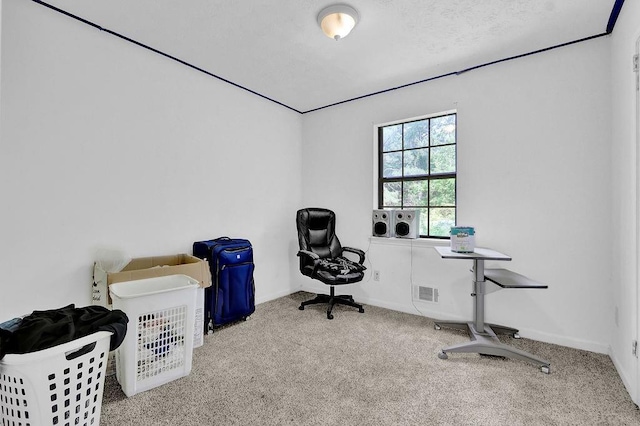 504 Rock Meadow Dr, Stone Mountain, GA 30088 - office featuring carpet and baseboards