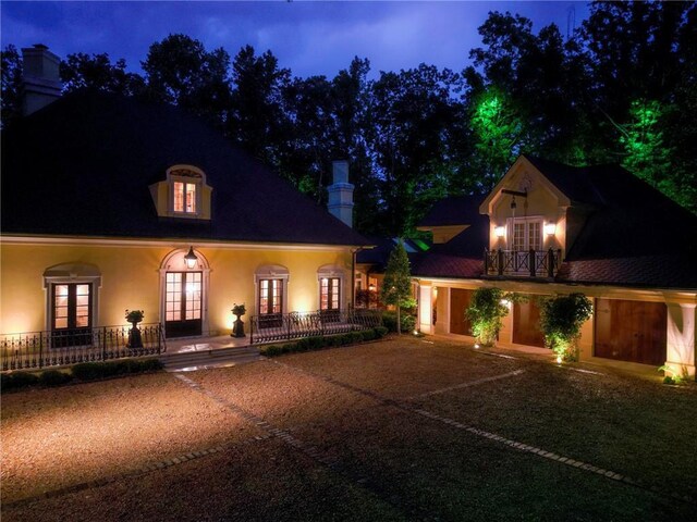 view of front of home with a porch