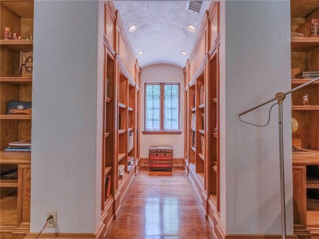 interior space featuring hardwood / wood-style flooring