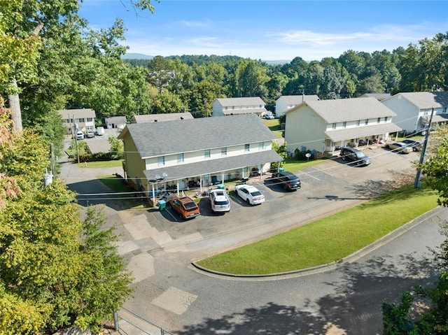 bird's eye view featuring a residential view