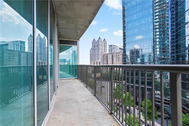 1080 Peachtree St NE Unit 804, Atlanta, GA 30309 - balcony with a city view