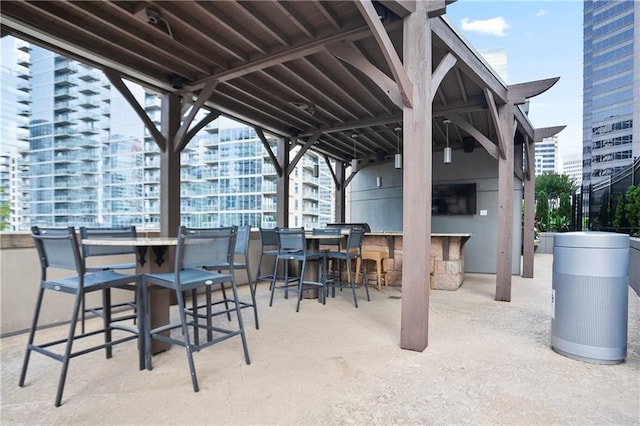 1080 Peachtree St NE Unit 804, Atlanta, GA 30309 - view of patio / terrace