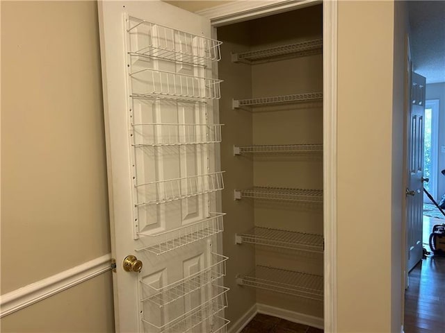 view of pantry