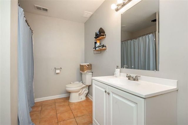 365 Winding River Dr Unit # E, Atlanta, GA 30350 - full bathroom featuring vanity, toilet, baseboards, and tile patterned flooring