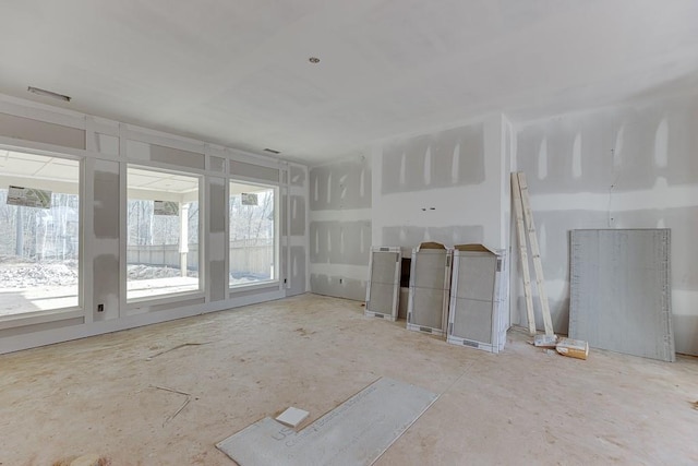 view of unfurnished living room