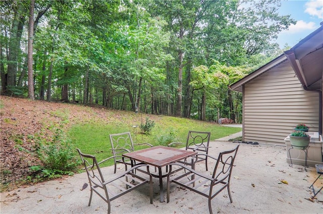 view of patio / terrace with outdoor dining space