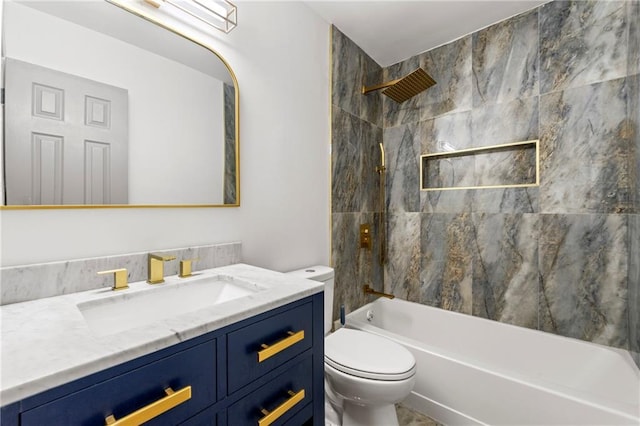 732 Jamestown Xing, Jonesboro, GA 30238 - full bath with vanity and bathtub / shower combination