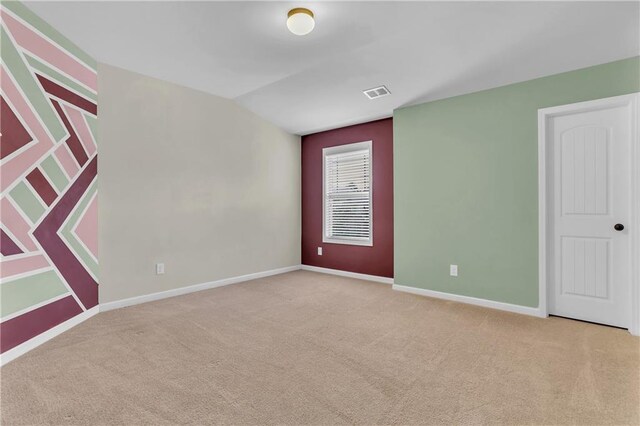 1354 Slate Bend Dr, Dacula, GA 30019 - empty room with light colored carpet and lofted ceiling