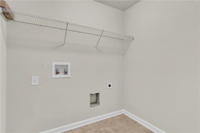 1354 Slate Bend Dr, Dacula, GA 30019 - laundry room with hookup for an electric dryer and hookup for a washing machine