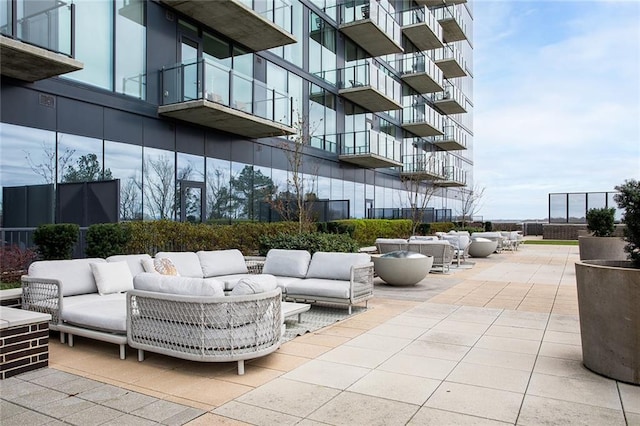 788 W Marietta St Unit 1809, Atlanta, GA 30318 - view of patio / terrace with an outdoor hangout area