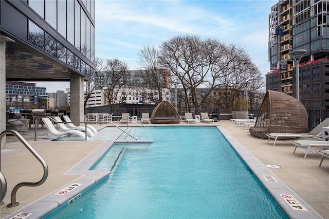 788 W Marietta St Unit 1809, Atlanta, GA 30318 - community pool featuring a patio