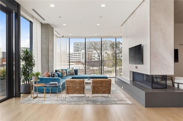 788 W Marietta St Unit 1809, Atlanta, GA 30318 - building lobby with floor to ceiling windows and recessed lighting