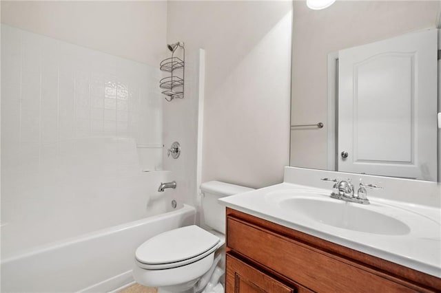 286 Blue Pointe Ct, Suwanee, GA 30024 - full bathroom with toilet, vanity, and shower / bath combination