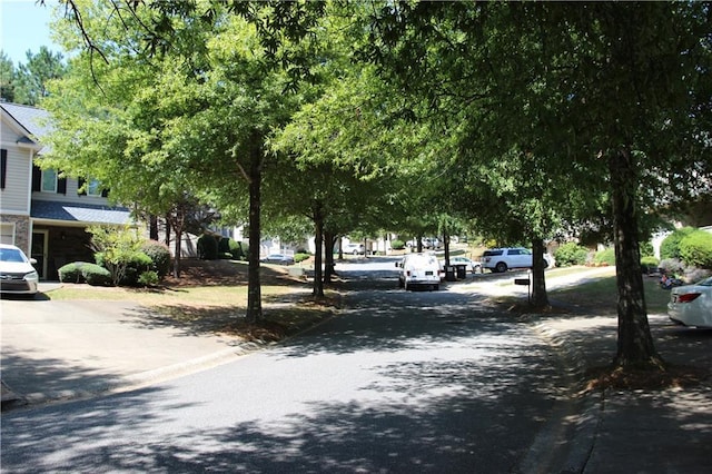 view of road