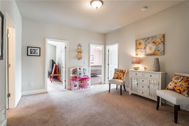 4305 Hunters Walk Way, Cumming, GA 30028 - living area featuring carpet flooring and baseboards